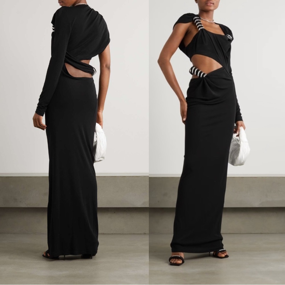 Christopher Esber Coiled Twisted Torso Dress